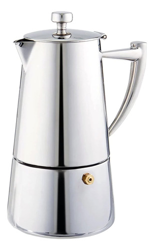 Cuisinox Roma Espresso - Cafetera, Plateado