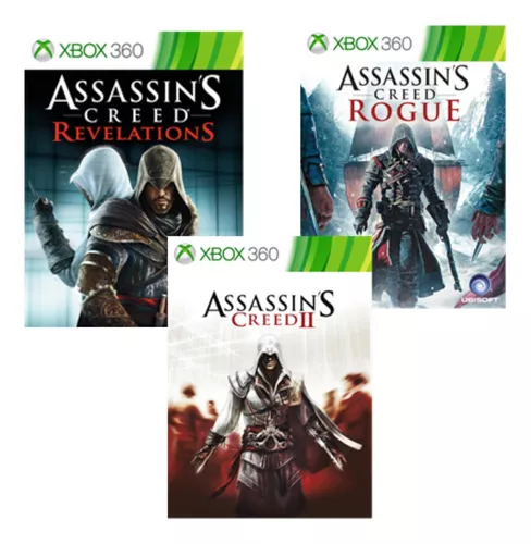 Jogos Xbox 360 transferência de Licença Mídia Digital - ASSASSINS