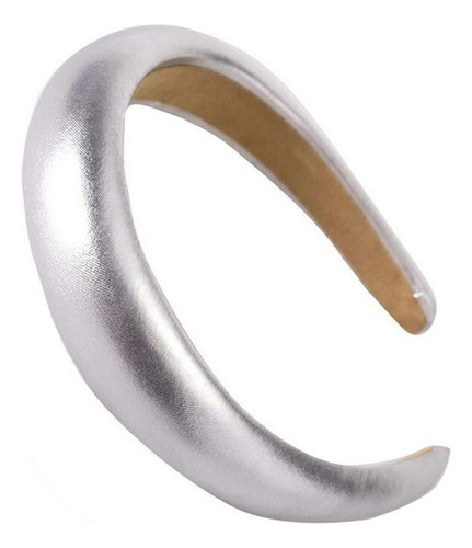 2 Piezas De Diadema De Cuero De Imitación De Moda Con Esponj