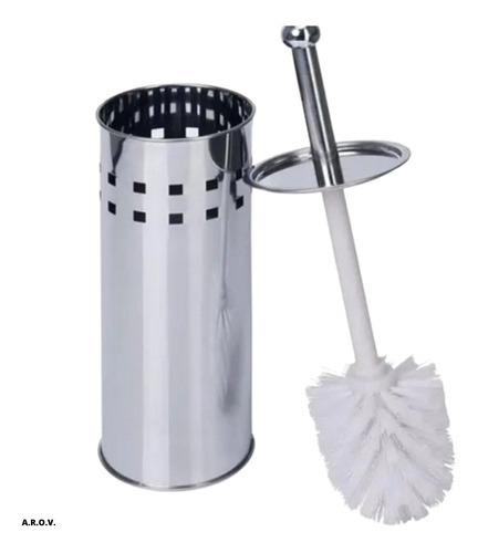 Escova De Limpar Vaso Sanitário Banheiro Privada Aço Inox