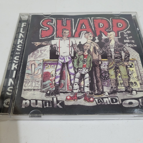 Cd,sharp,punk And Oi,punks And Skins,made In England 