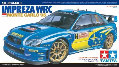 Tamiya No.24281 1/24 Subaru Impreza Wrc Rally Monte Carlo 05