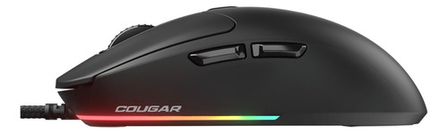 Mouse Gamer Cougar Minos Neo Black Rgb 6200dpi Ultraliviano