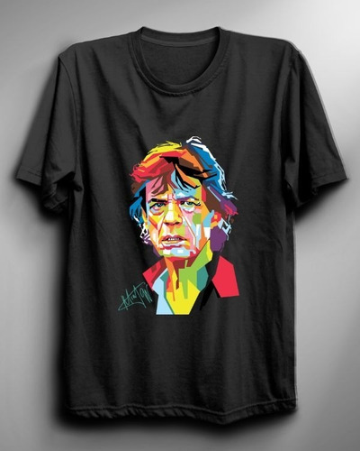 Polera De The Rolling Stones - Mick Jagger