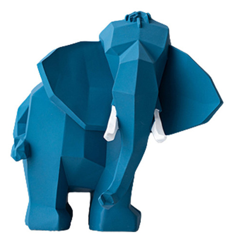Figura Geométrica De Elefante De Resina Para Decoración