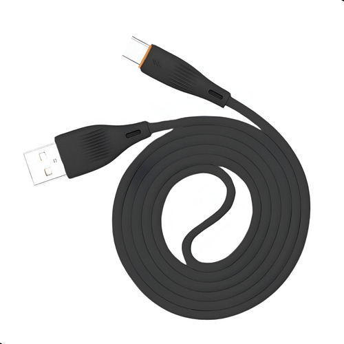 Cabo Rápido Usb Para Tipo C 4.8a 1 Metro Turbo Preto Branco