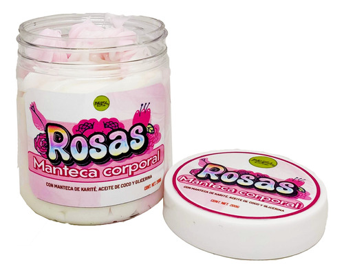 Manteca Corporal Aroma A Rosas