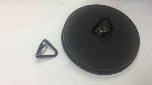 Imagen 2 de 5 de Floron Metalico Acero 11cm P/colgantes C/ Prensa Cable