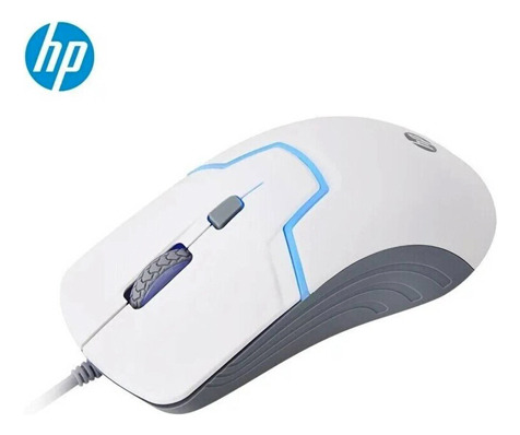 Mouse Gamer Usb Hp M100 1600dpi Blanco
