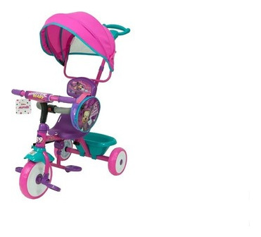 Triciclo Infantil Multifuncional Minnie Violeta Xg-8803 1398 Color Multicolor