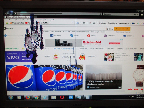 Monitor Acer, Modelo Al2416w, Lcd, Usado. Refacciones. (Usado)
