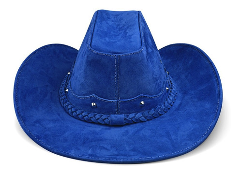 Imagem 5 de 7 de Chapeu Country Feminino Couro Legítimo Nobre Rodeio Cowgirl Chapéus Texano Americano Estrela Várias Cores