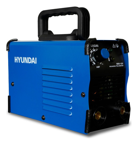 Planta De Soldar Miniinverter Hyundai Dual 110/220v Mini-120 Color Azul Frecuencia 60 Hz