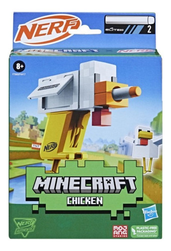 Pistola Nerf Minecraft Chicken