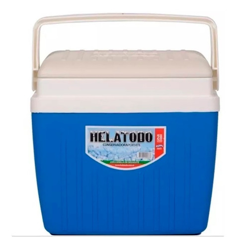 Helatodo Conservadora Grande 28 Lts Mas Bidon Termico 2lt