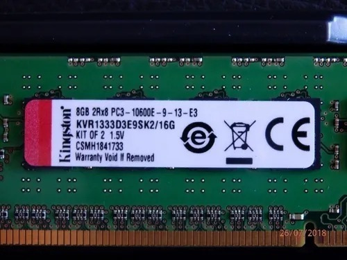 Imagem 3 de 5 de Memoria Servidor 8gb 1333mhz Udimm Dell Power Edge T110 2 Ii