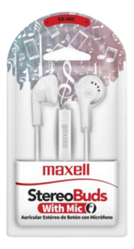 Audífonos Maxell Estéreo Buds Manos Libres