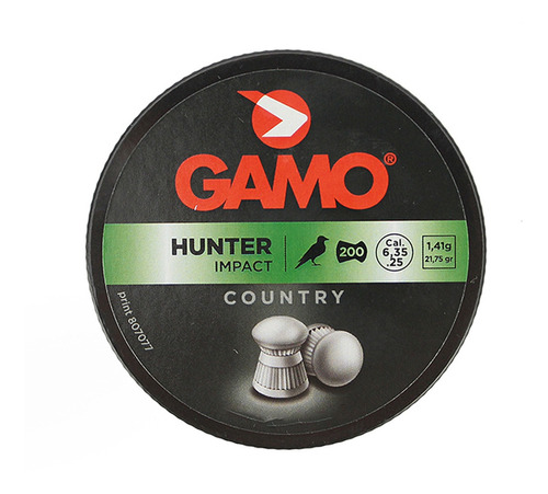 Chumbinho Hunter Impacto Country 6.35mm 200un - Gamo