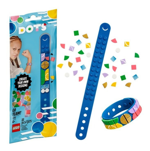 Imagen 2 de 4 de Lego Dots Diseño (diy) Creativo De Pulsera Deportiva