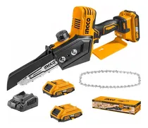 Comprar Mini Motosierra 20v C\u002F2 Baterías Y Cargador Ingco -ferrejido Color Amarillo