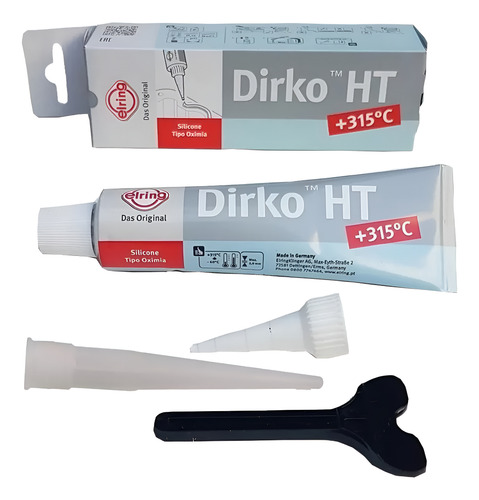 Cola Silicone Alta Temperatura +300graus Dirko Elring