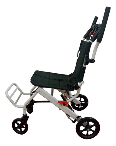Silla De Traslado Plegable Ecg09 Color Blanco