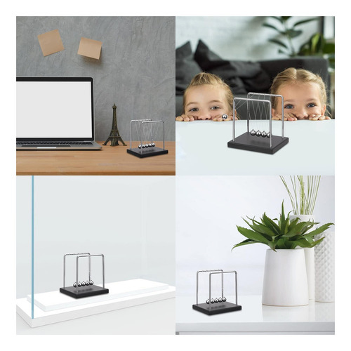 Qlkunla Newtons Cradle Balance Balls Ciencia Física Gadget Y
