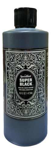Tinta China Super Black Botella 473ml Speedball