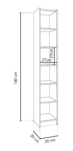 Imagen 3 de 10 de Organizador Estanteria 6 Estantes Delos Tolva Baño Cocina