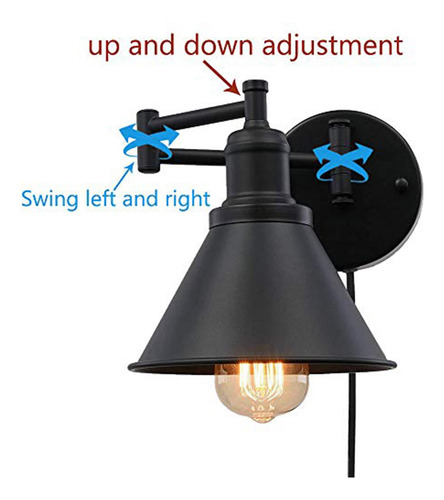 Lámpara De Pared Fsliving Con Sensor De Movimiento Pir Y Bra