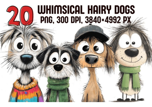 Imágenes Digitales Perros Perritos Whimsical 116799586