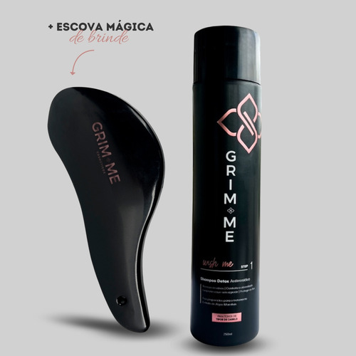 Shampoo Antirresíduos Detox Grimme + Brinde