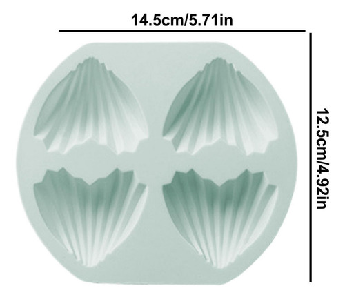 Moldes Para Hornear Pasteles Con Forma De Corazón, 4 Cavidad