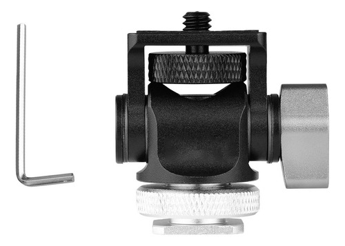 Adaptador De Montura De Zapata Dslr Cámara Trípode Negro