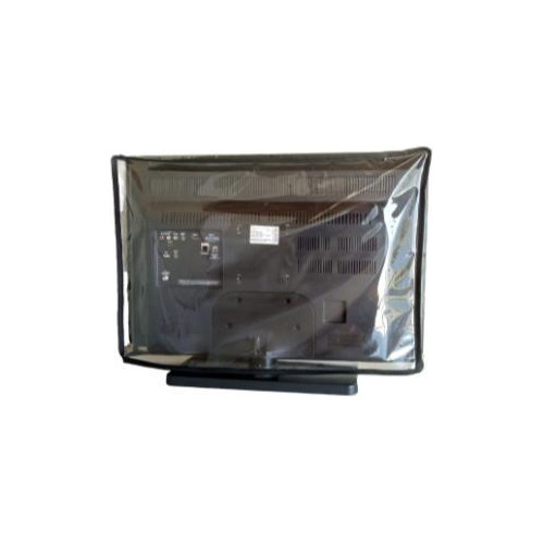 Capa Tv 32 Polegadas Led Fechada Em Pvc Transparente