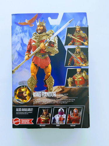 Boneco Rei Randor New Eternia Masterverse Motu