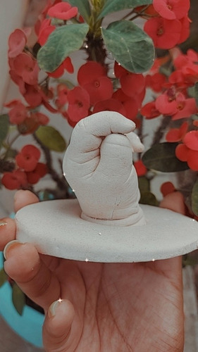 Escultura De Mão Ou Pé Do Bebê, Kit Completo Bacurizin