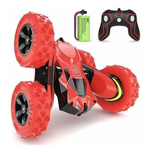 Sgile Rc Stunt Car Toy, Coche Teledirigido Con Rotación 360 