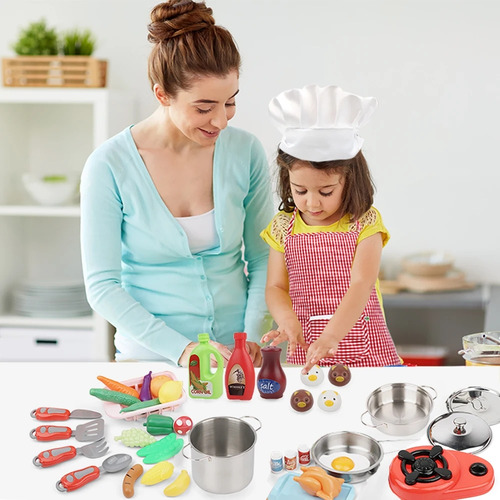 Juego De Juguetes De Cocina Para Niños De Simulación De 42 P