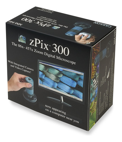 Microscopio Digital Carson Zpix 300 Zoom 86x-457x Power