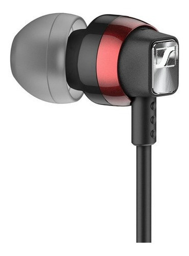 Imagen 2 de 3 de Auriculares In Ear Inalambricos Sennheiser Cx120 Bt Negro/rojo
