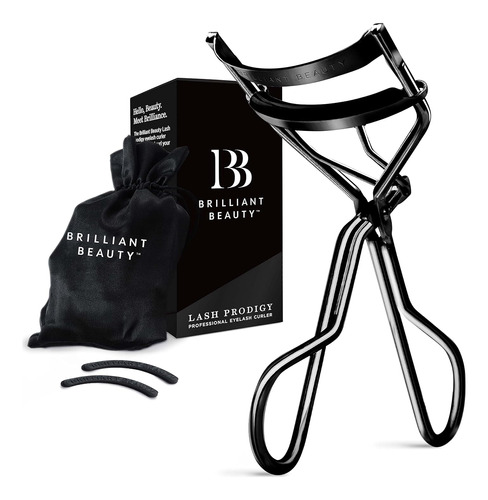 Brilliant Beauty Eyelash Curler With Satin Bag & Refill P Ab