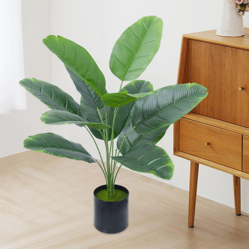 Plantas Falsas Grandes, Árbol Bonsái Artificial, Hojas