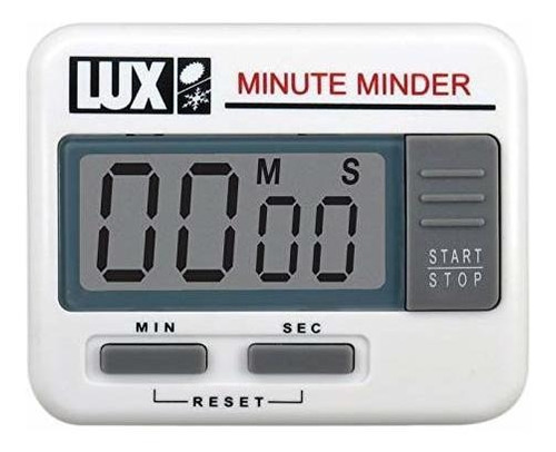 Lux Electronic Minute Minder Timer, Paquete De 2