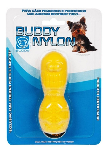 Brinquedo De Roer Para Cães Pulguinha Nylon Buddy Toys