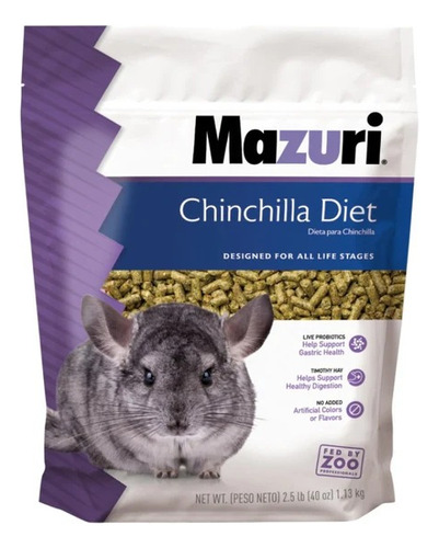 Alimento Mazuri Chinchilla Diet 1.13kg