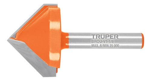 Broca Para Router, Corte En 'v', 1-1/8', Truper 102719