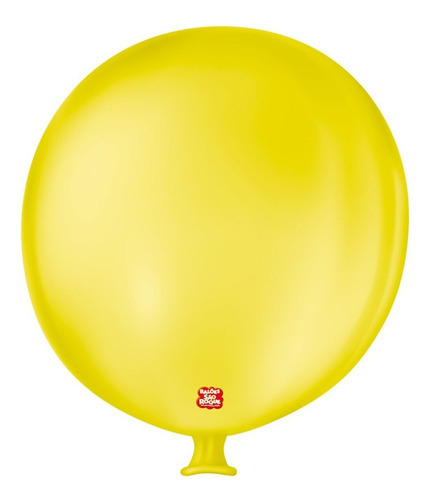 Balão Super Gigante Amarelo Citrino 35 Pol 89cm São Roque