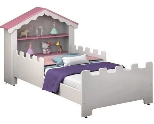 Mini Cama E Colchão Magia Casinha De Boneca Juvenil Infantil