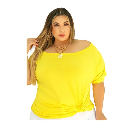 Saia amarela cheap plus size
